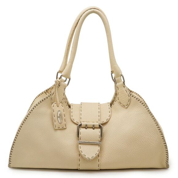 Fendi Leather Selleria Shoulder Tote Bag - Picture 1 of 9